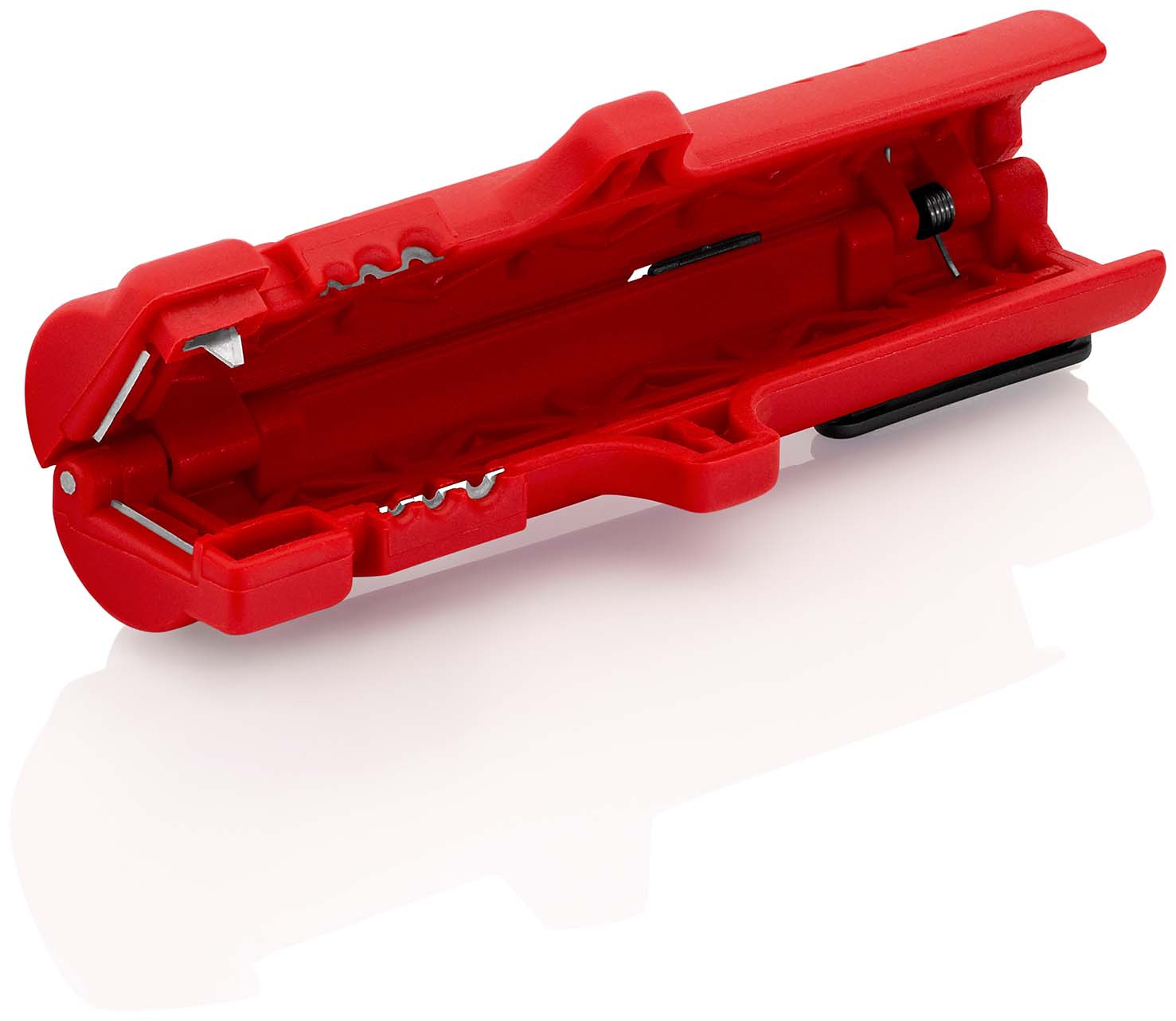 KNIPEX 16 64 125 SB Abmantelungswerkzeug für Flach- und Rundkabel  125 mm