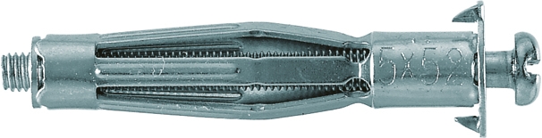 fischer Hohlraum-Metalld.HM 4x32 S / Hohlraum-Metalldübel / Der vielseitige Hohlraumdübel aus Metall mit metrischen Schrauben
