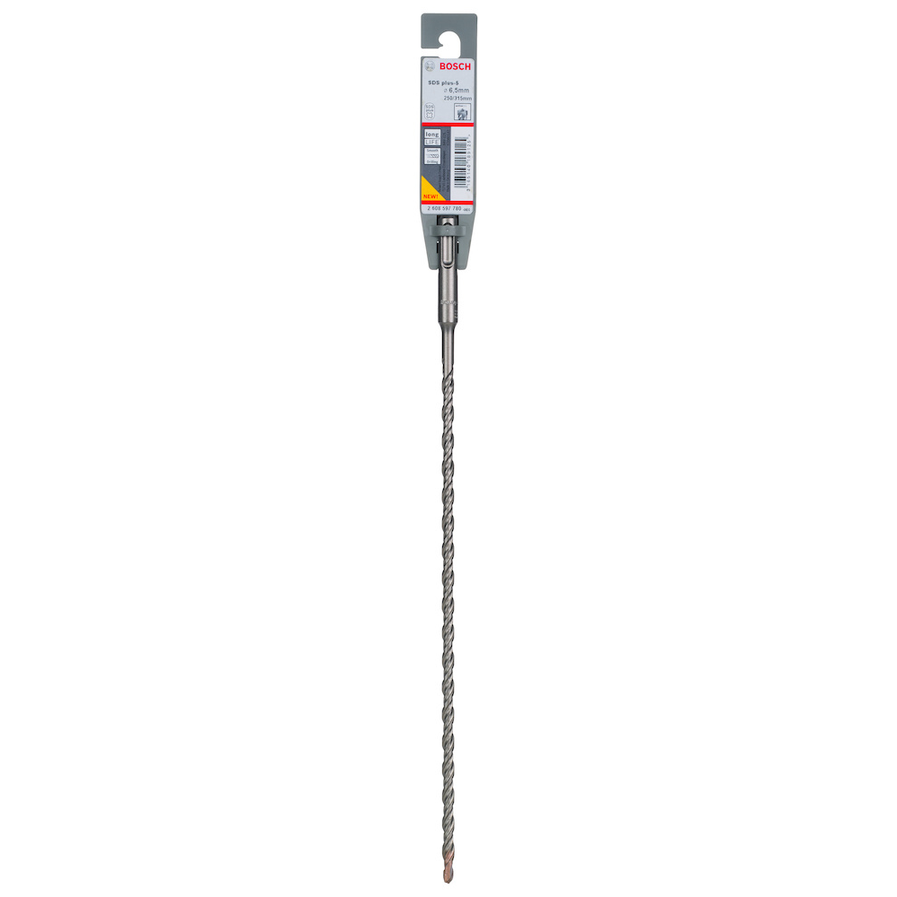 SDS-plus-Hammerbohrer plus-5 Hammerbohrer 6,5x250x315mm Bosch VE  1 Stück SDS