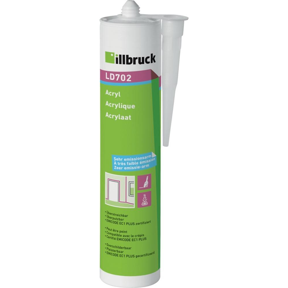 Dichtstoff LD702 Acryl weiß 310ml Illbruck