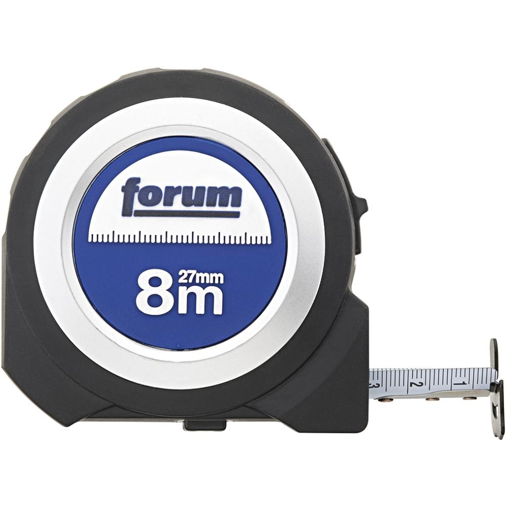 Taschenbandmaß Stahlband 8m x 27mm FORUM