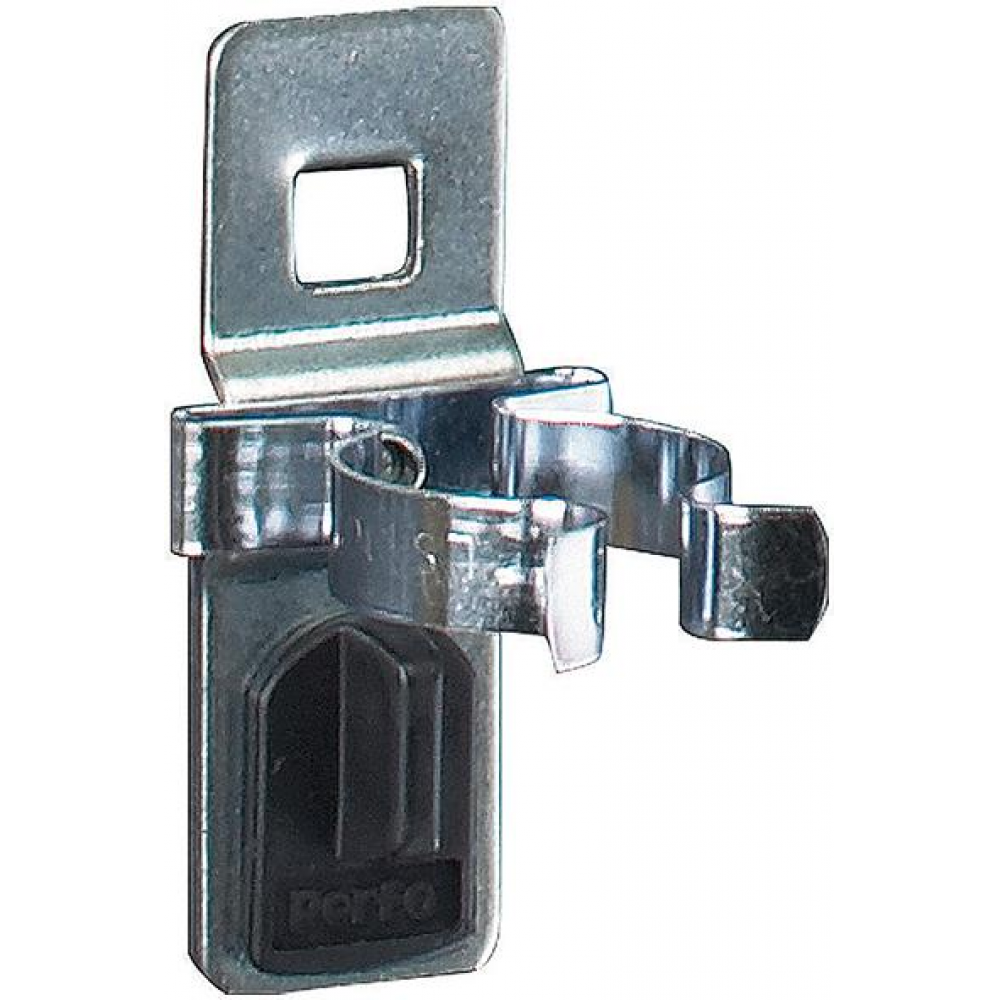 Einfache Werkzeugklemme, mit schmaler Grundplatte einfach B20x T60x D25 mm für Lochplatten