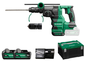 HIKOKI DH1826DC(5.0) (HSC III)   , 36V Akku Bohr- & Meißelhammer(Brushless), 18 Volt, 2 x 5.0 Ah