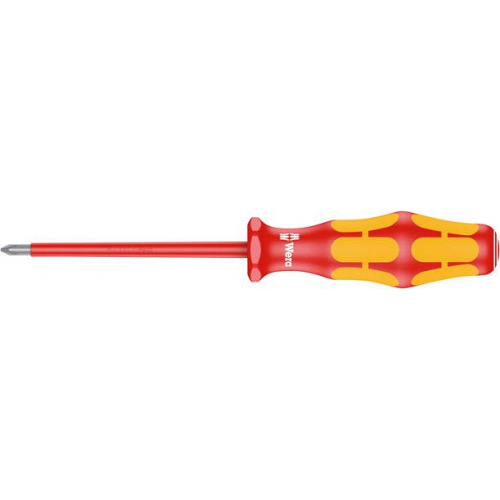 VDE-Schraubendreher für Kreuzschlitz-Schrauben PH, Nr. 162 i Schraubendreher VDE PH0x80mm Wera
