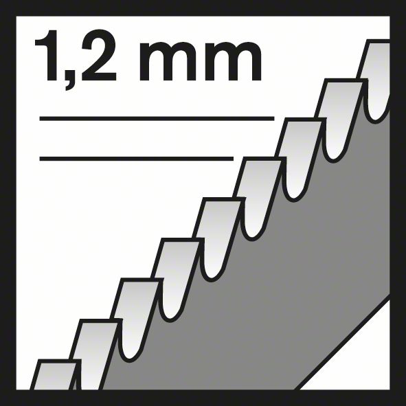 Bosch Stichsägeblatt T 318 A Basic for Metal, 5er-Pack