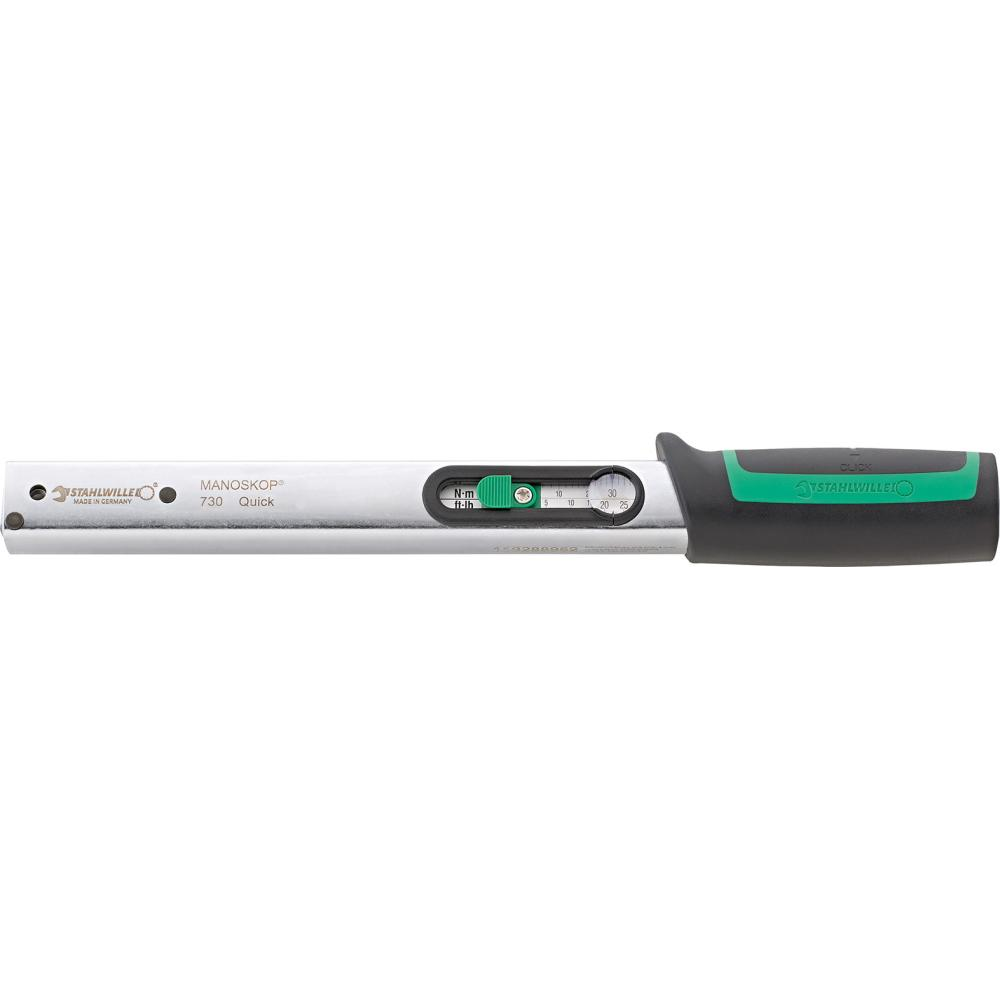 Drehmomentschlüssel MANOSKOP 730 Quick 730/5Q 6- 50Nm 9x12mm Stahlwille