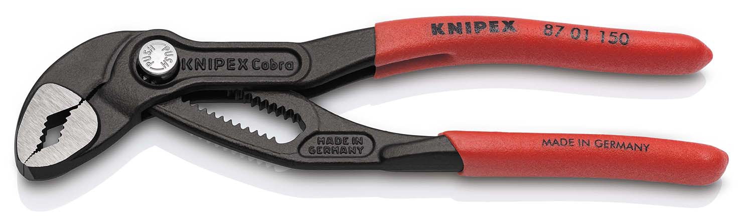 Wasserpumpenzange Cobra mit Kunststoff-Griffen150mmKNIPEX