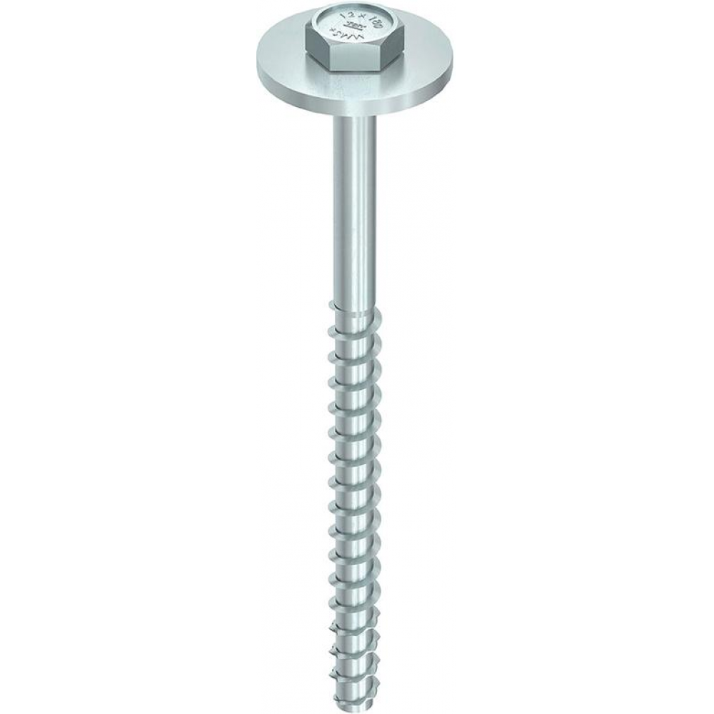 Schwellenanker 12x180/90/105 mm DIN 440 mit Scheibe blau verzinkt MULTI-MONTI®-plus S HECO-MMSplus-S
