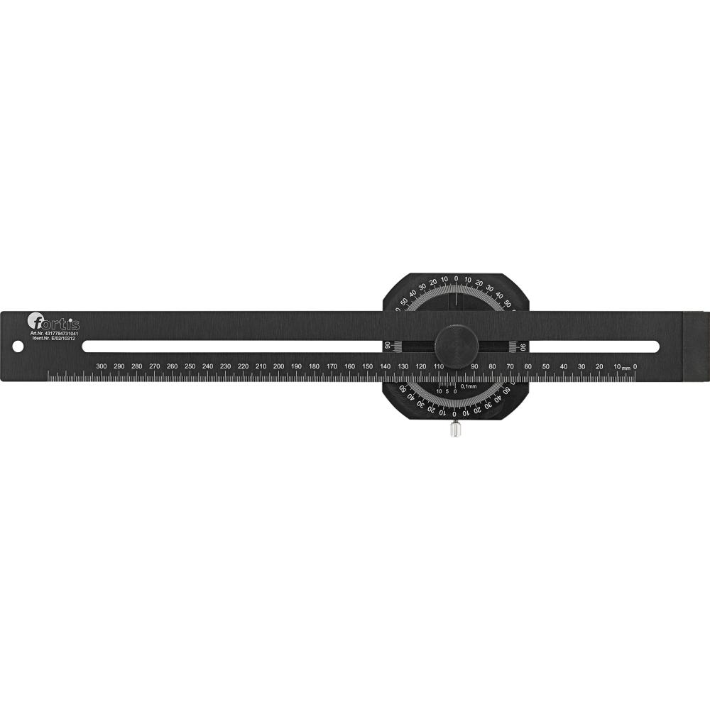 Präzisions-Streichmaß, mit Gradmesser Präzisions-Streichmass 300mm FORTIS
