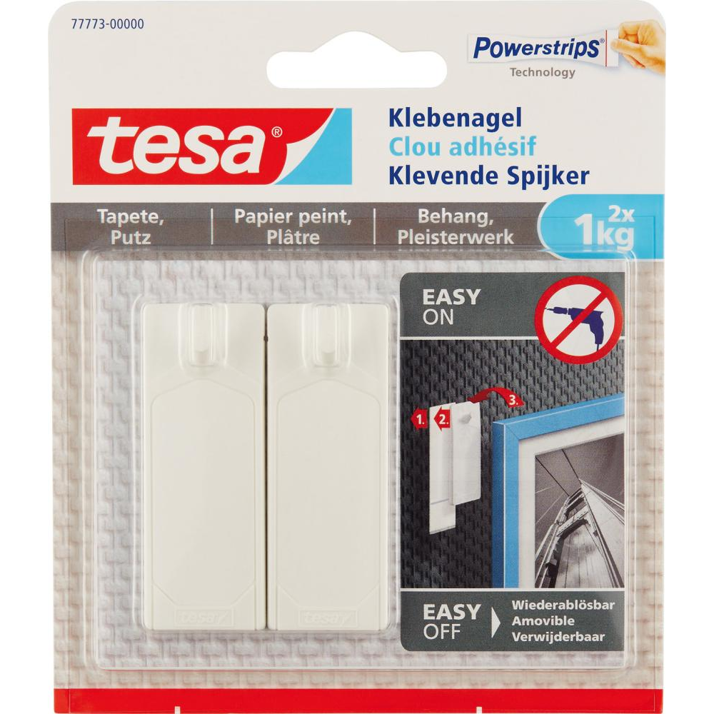 tesa Klebenagel Tapeten f.Tapete u. Putz Haftkraft 1 kg