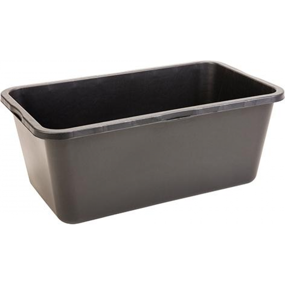 Mörtelkasten 90L schwarz eckig, L-Skala