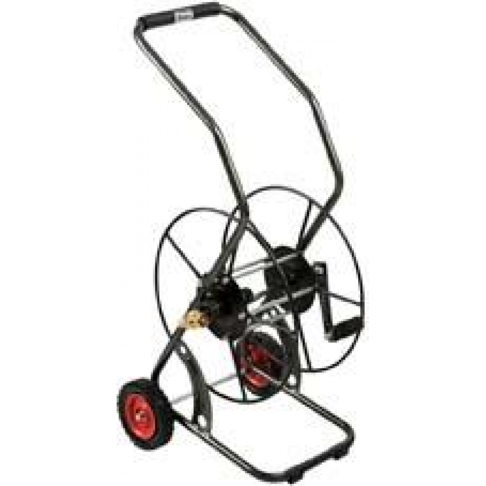 Schlauchwagen für 1/2"-Schlauch SL" 90m: 2x, Vollgummirad