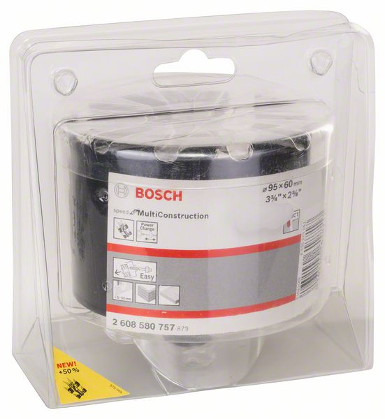 Bosch Lochsäge Speed for Multi Construction, 95 mm, 3 3/4-Zoll