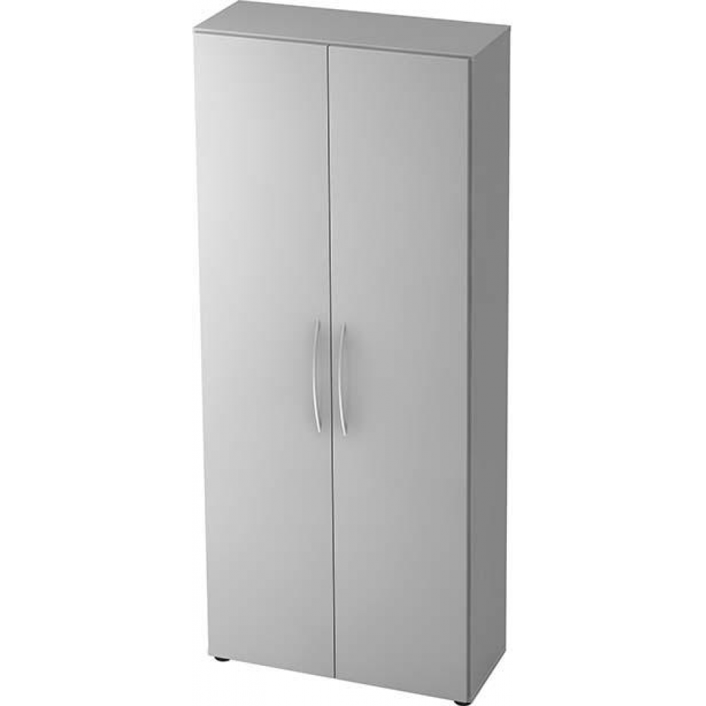 Aktenschrank, 5 Ordnerhöhen Schrank OH B 800 mm lichtgrau