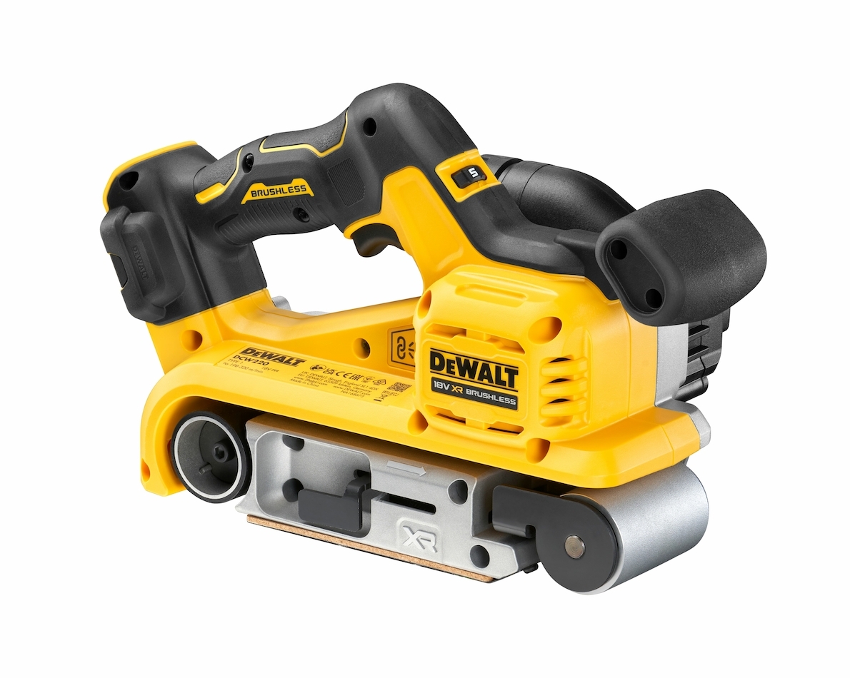 Dewalt DCW220NT-XJ,  Akku-Bandschleifer, 18V, Basisversion, 18 Volt Akku-Bandschleifer (bürstenlos) - Basisversion