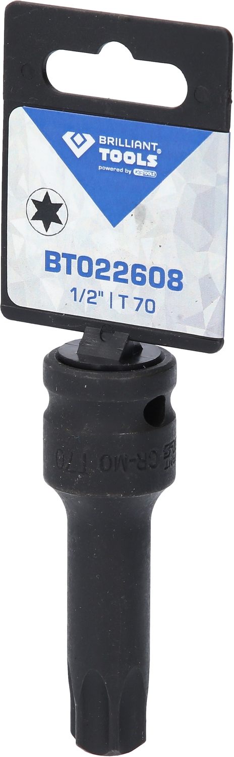 Brilliant Tools  1/2" Kraft Bit-Stecknuss Torx T70