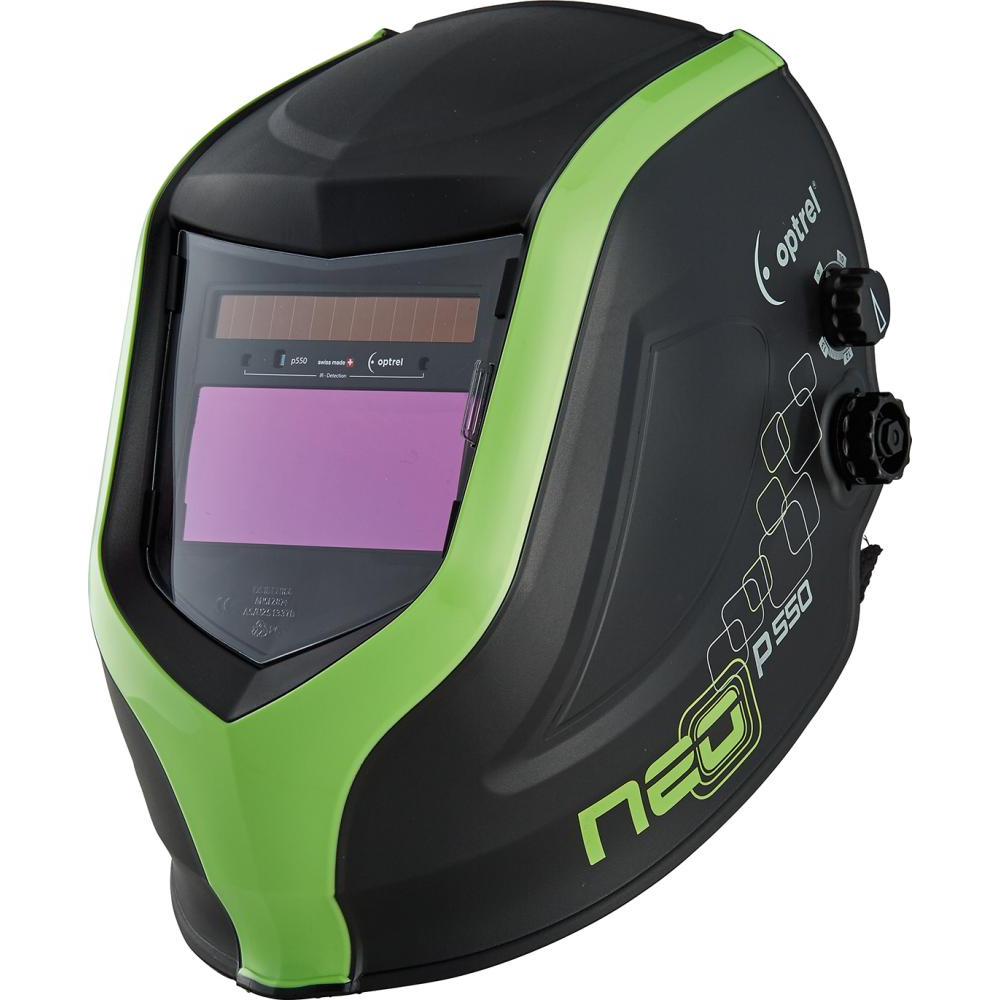 Schweißerhelm OPTREL neo p550 green schwarz/grün