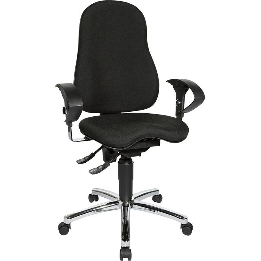 Bürodrehstuhl Modell Sitness 10 Drehstuhl schwarz