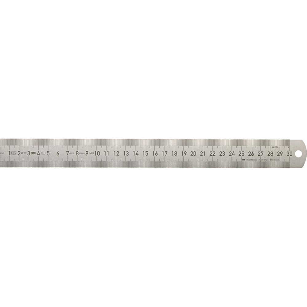 Stahlmaßstab 300x30mm rostfrei FORUM