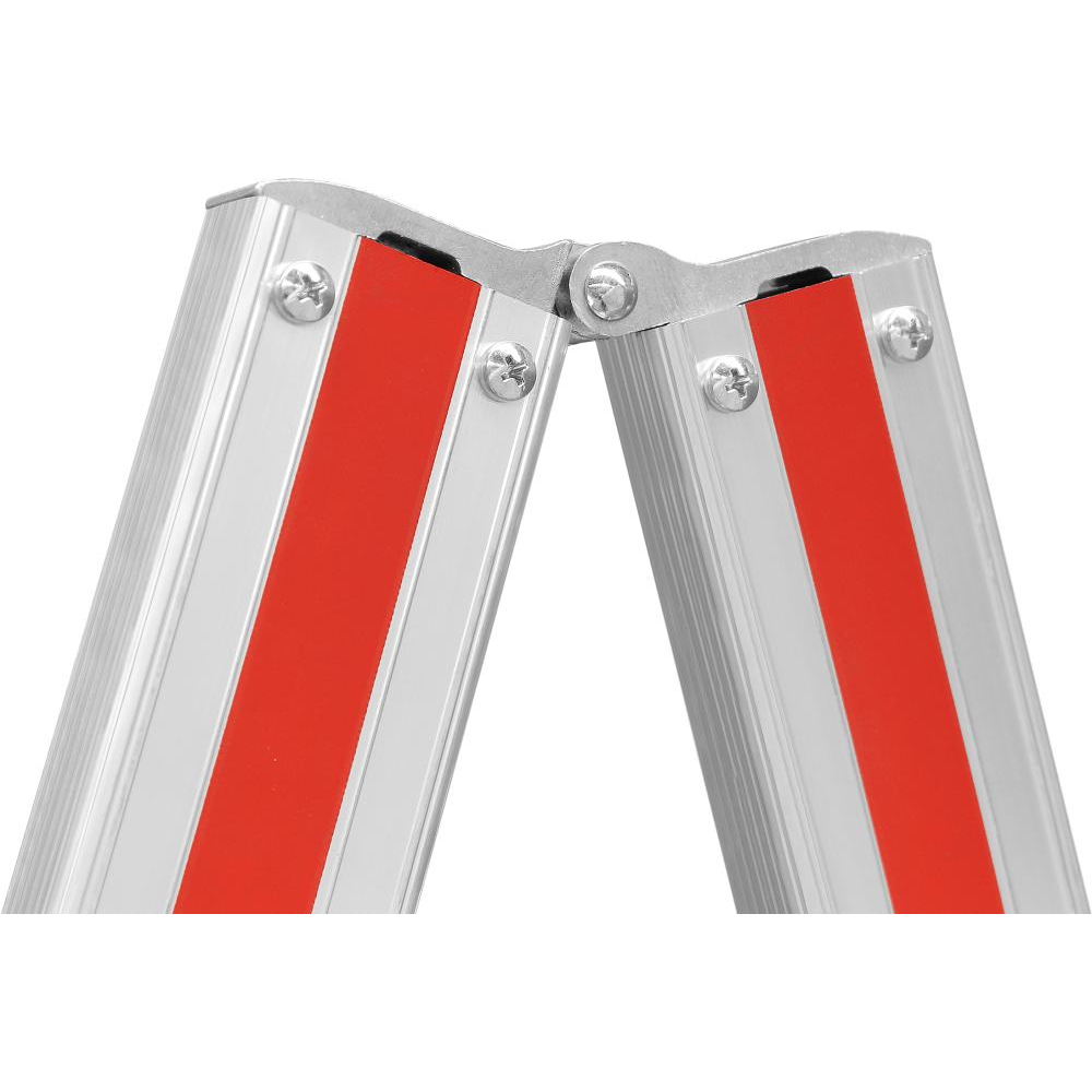 Sprossenstehleiter, beidseitig begehbar 2x6 Sprossen AH 2 50m