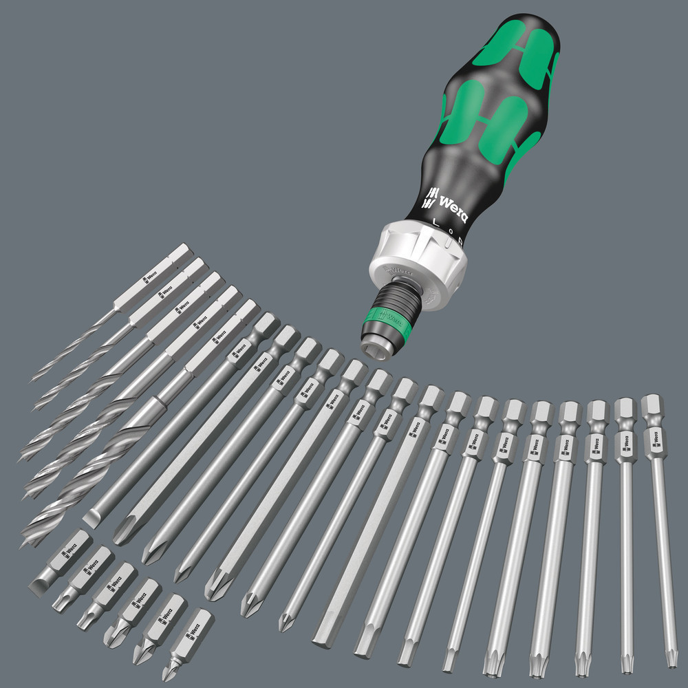 Bit-Sortiment Kraftform Kompakt 60 RA Bit-Satz Wera