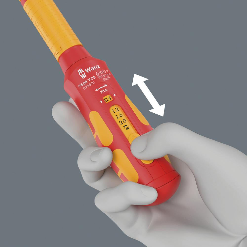 Wera Drehmomentschraubendreher 0,4-2 Nm Safe-Torque Speed VDE