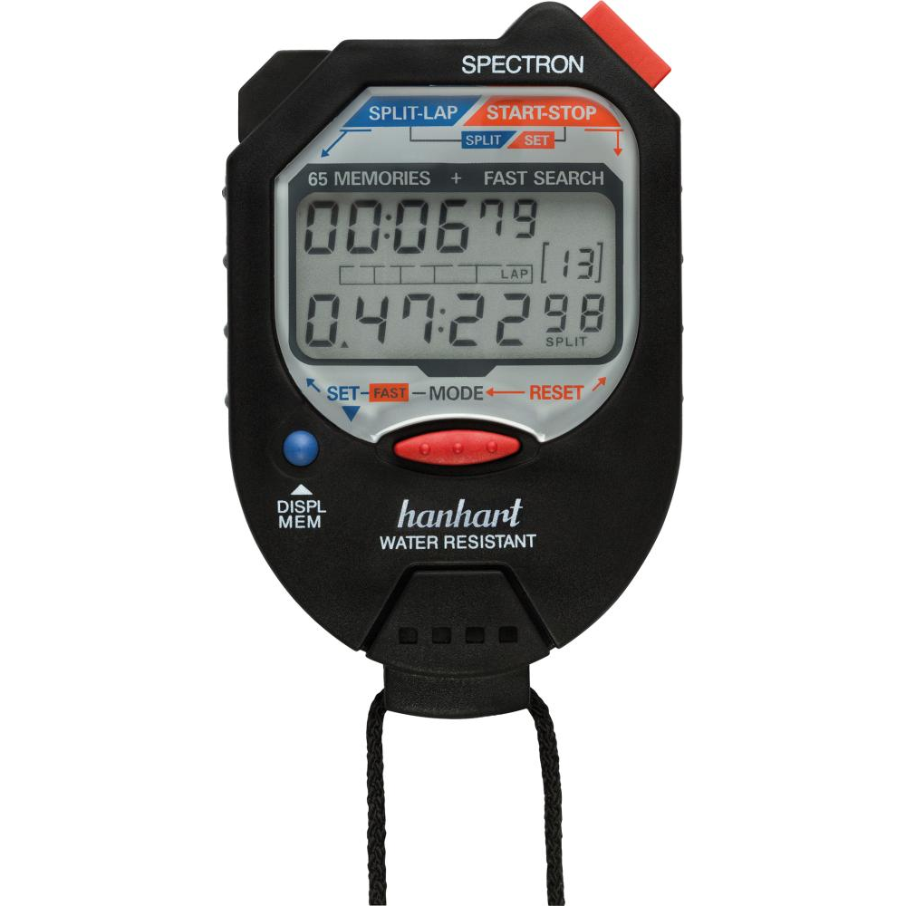 Digital-Stoppuhr Spectron Digitale-Stoppuhr 1/100Min. 1/100Sek. HANHART