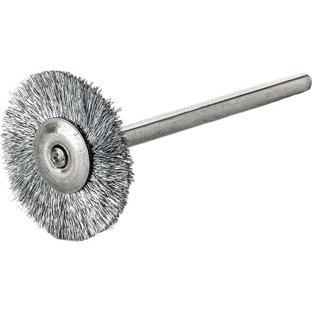 Miniatur-Rundbürste Edelstahl 19x0,1mm Lessmann