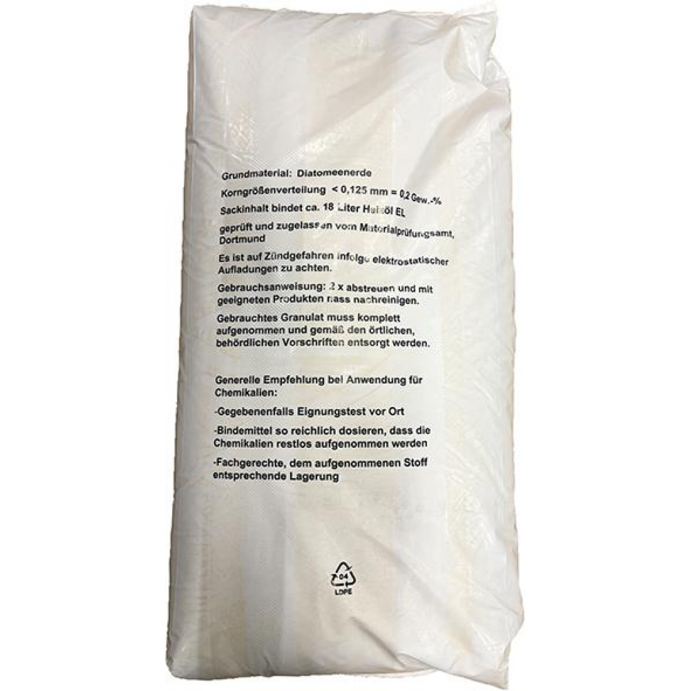Öl- und Chemiekalienbinder Sorbix US-Premium, Typ III/R OELBINDER BISORB Ölbindemittel Sack a20kg Körnung 0,5-1mm