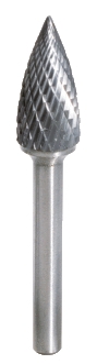 KSTOOLS HM Spitzbogen-Frässtift Form G, 12mm