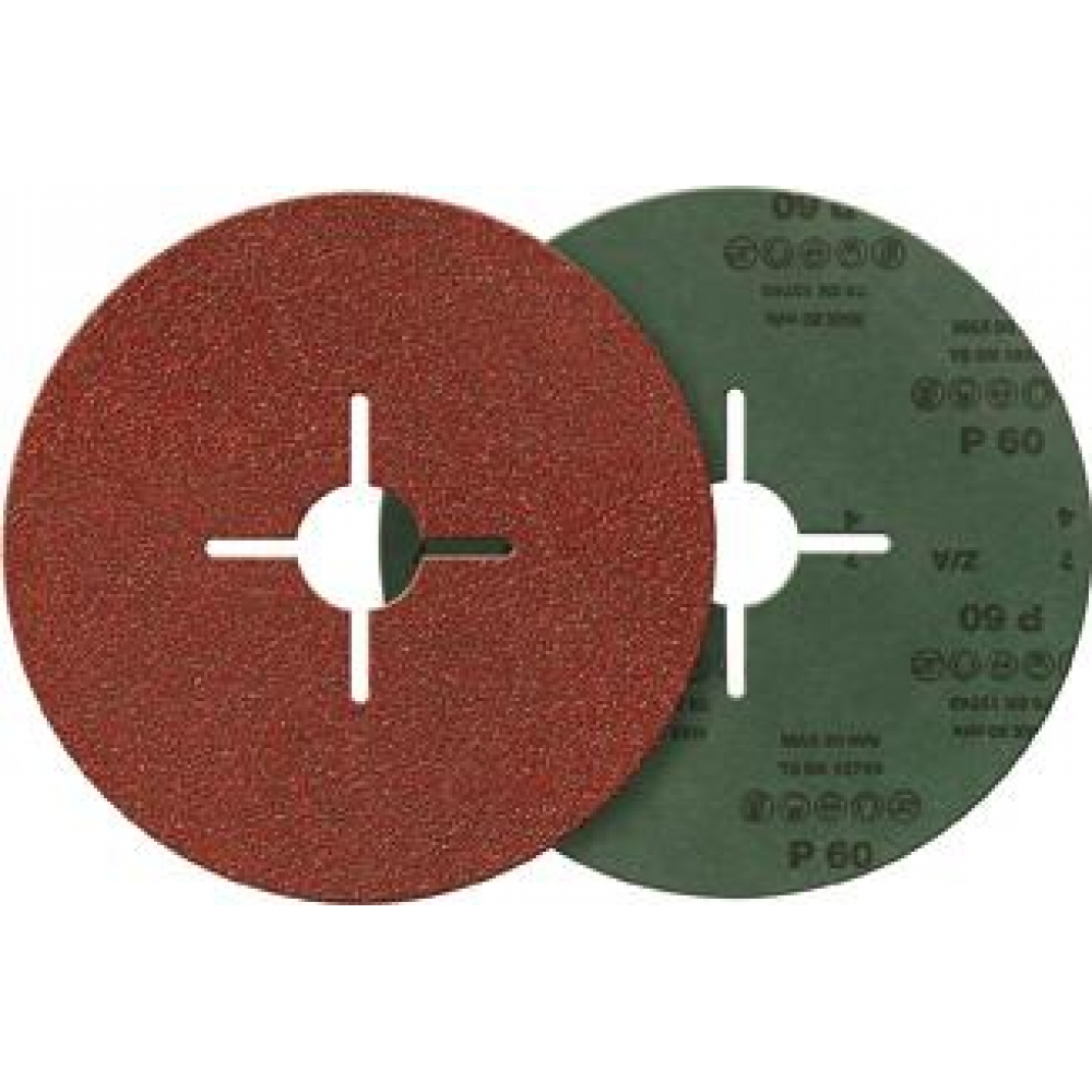 Fiberschleifscheibe, Korund 125mm K 40 FORTIS