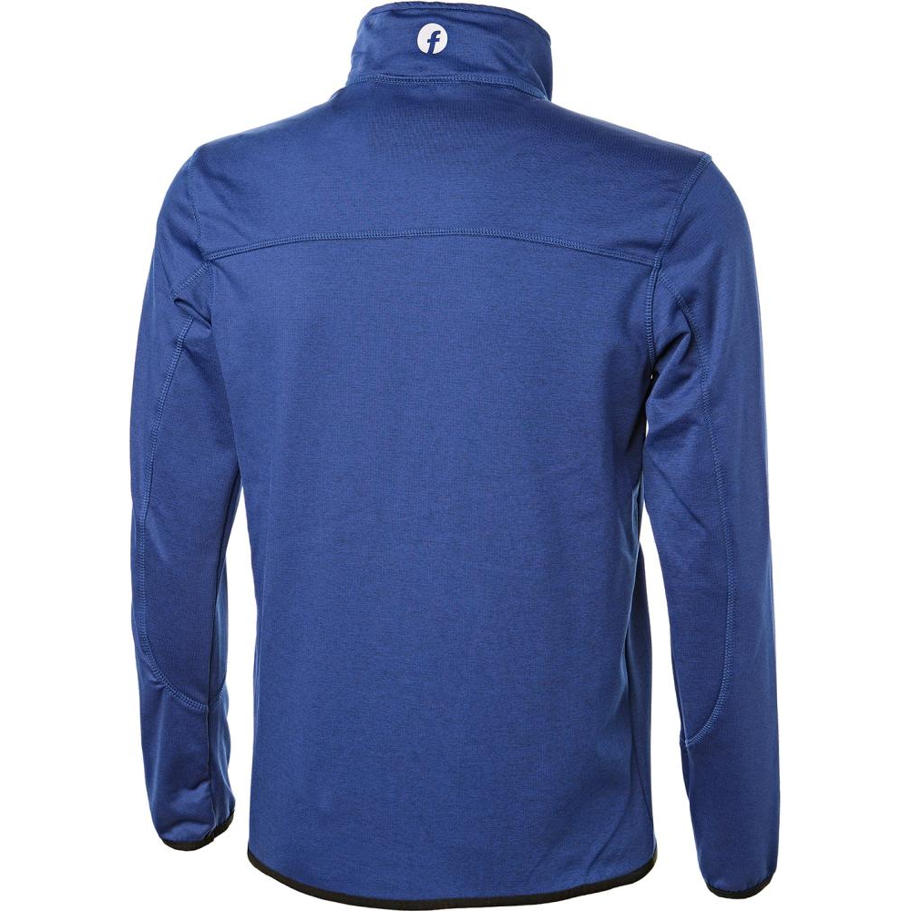Tech-Fleecejacke Gr. 2XL kornblau/schwarz meliert Fortis Elements