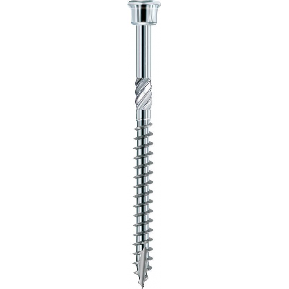 Schraube 4 x 40 mm DIN 10088 gehärtet Edelstahl Terrassotec