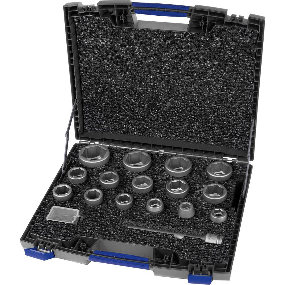 Kraft-Steckschlüssel-Garnitur 3/4" Kraft- Steckschlüssel-Satz 20-teilig ASW