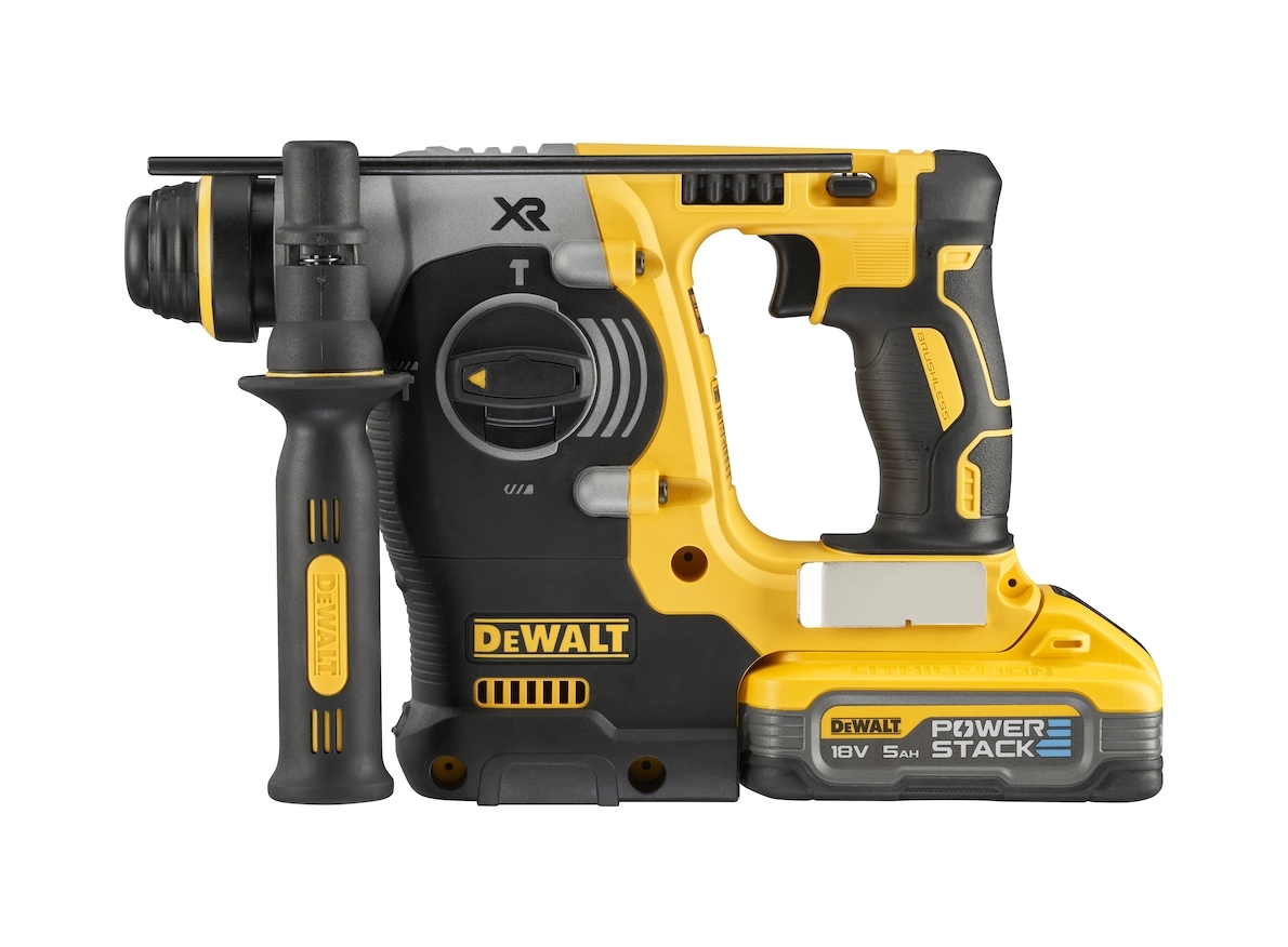 Dewalt DCH273H2T-QW,  Akku-Kombihammer 18V/5Ah SDS-plus, 18 Volt / 5 Ah Powerstack SDS-plus Akku-Kombihammer
