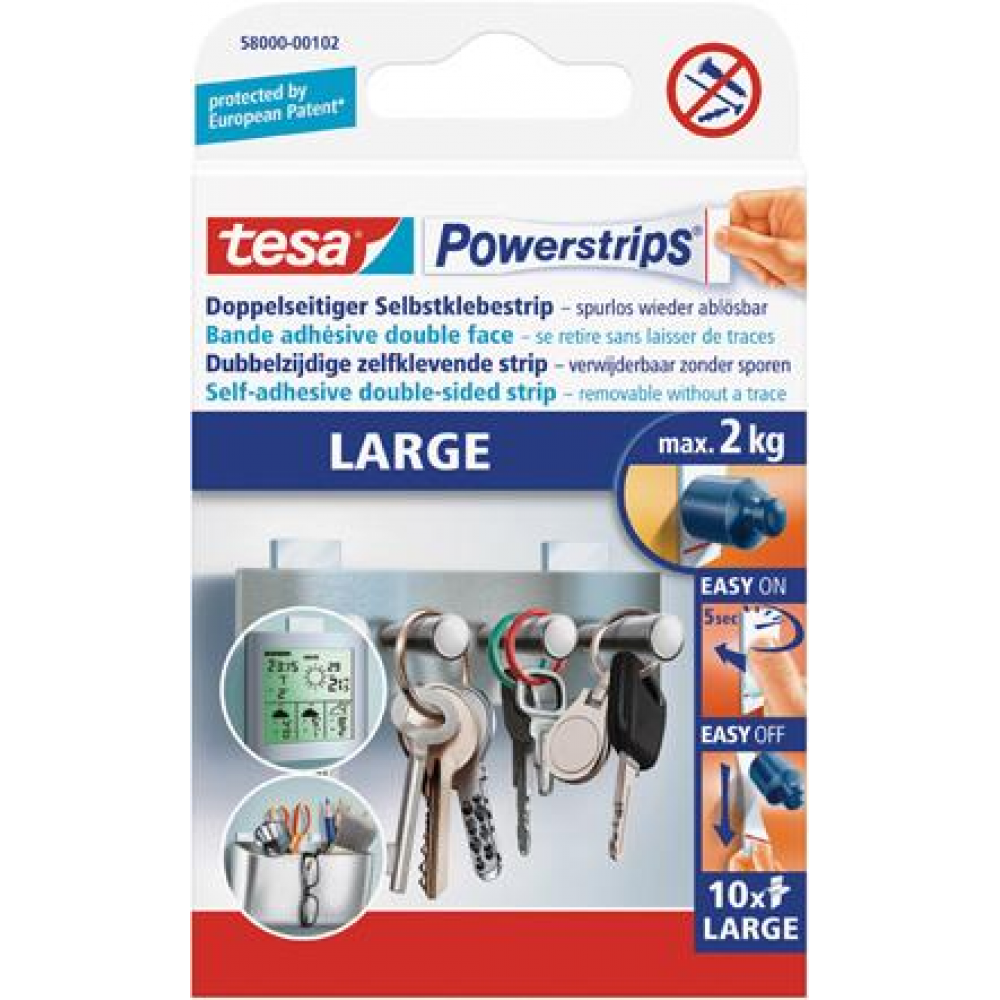 tesa Powerstrips, Large
