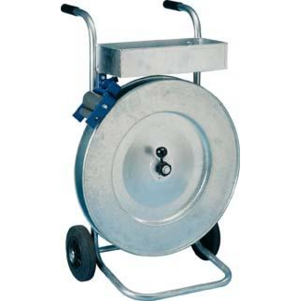 Stahlbandabroller für Packenwicklung 400mm Kern, Packenwickelung