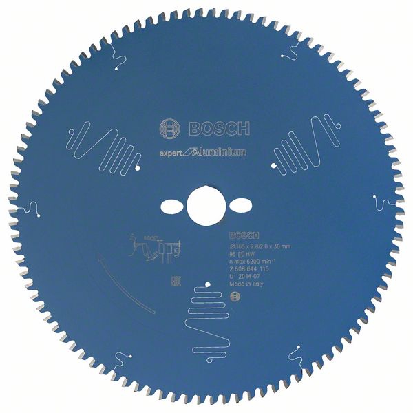 HM-Kreissägeblatt 305x2,8/2x30 96Z BoschVE à 1 StückExpert for Aluminium