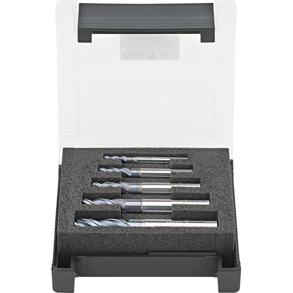 VHM-Schaftfräser-Satz, HPC, Carapace+ VHM HPCSTEEL Fräser D6527LHB 6-16mm FORTIS
