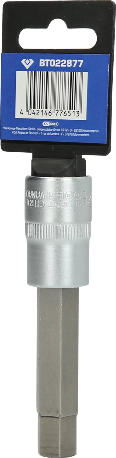 Brilliant Tools  1/2" Innensechskant Bit-Stecknuss, 100 mm lang, 13 mm