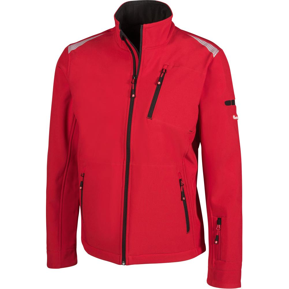 Herren Jacke Gr.L rot/schwarz FORTIS4, rot/schwarz Gr.L