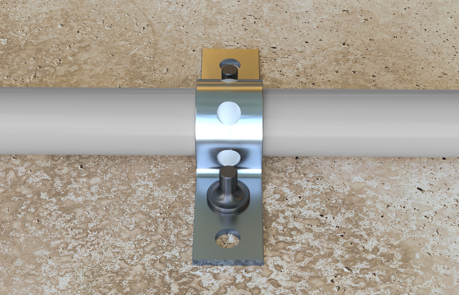 Fischer ED 22. Befestigen in Beton ohne Vorbohren.