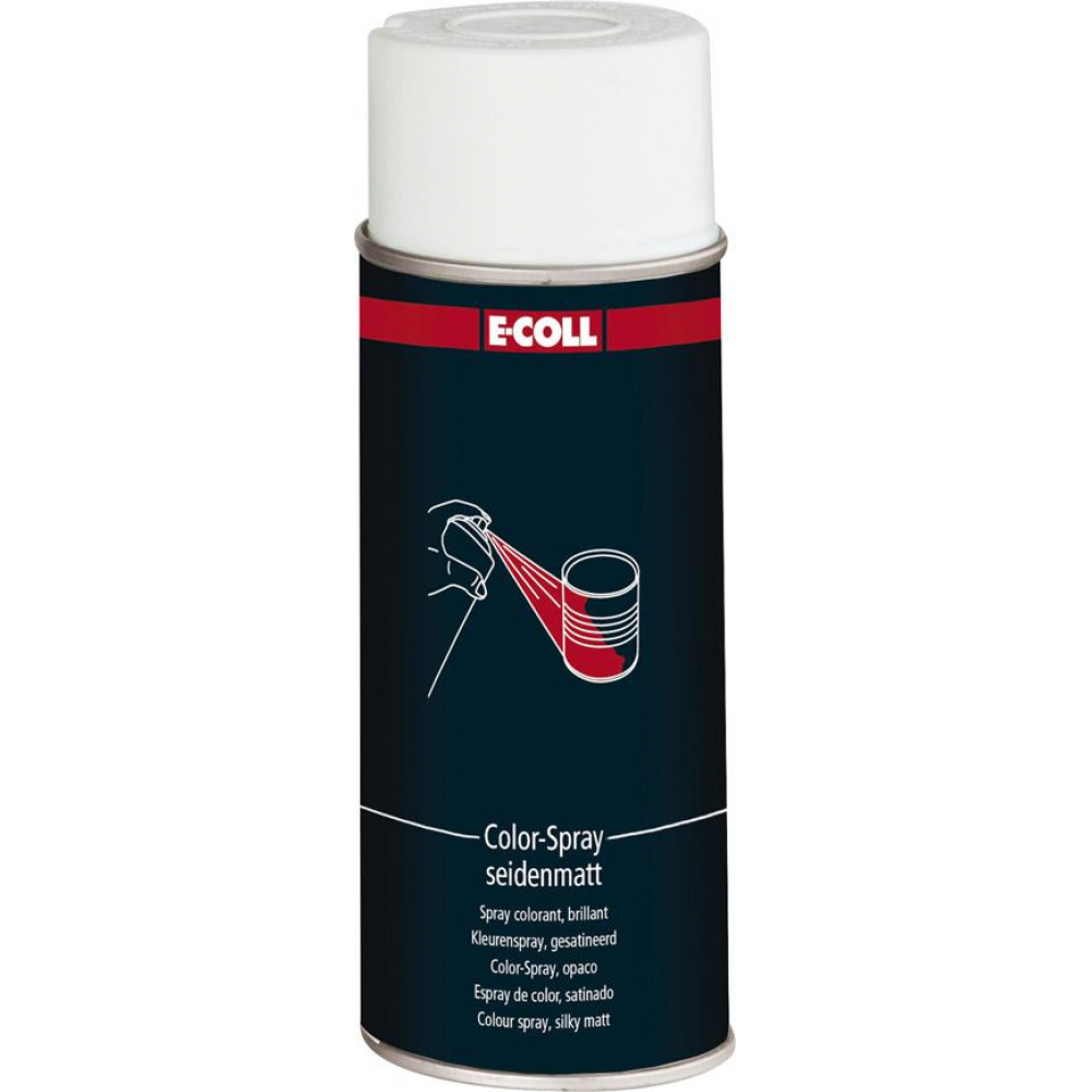Color-Spray, seidenmatt/matt seidenmatt 400ml reinweiss E-COLL