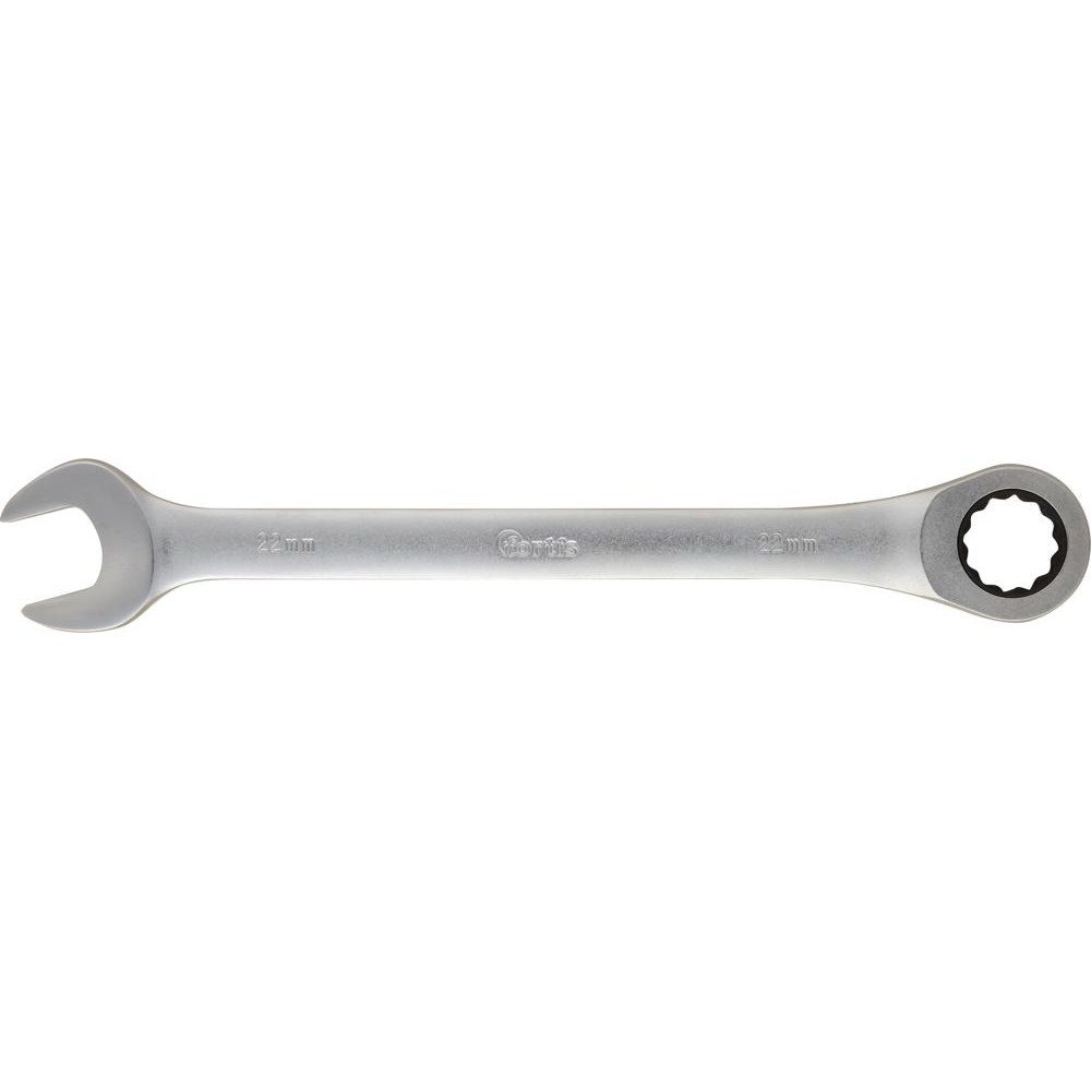 Maul-Ringratschen-Schlüssel Maul mit Ringratsche22mm gerade FORTIS