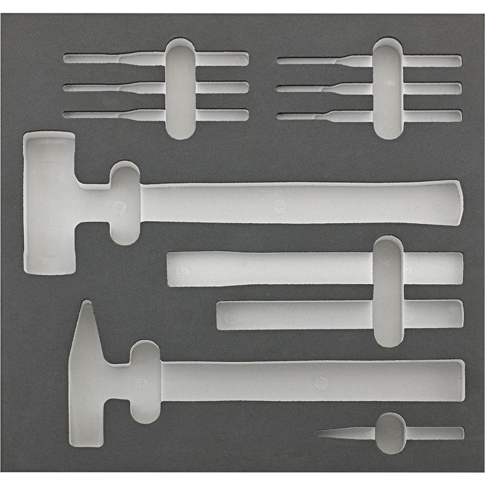 Werkzeugmodul Hammer und Meißel, leer 2/3 Meissel FORTIS