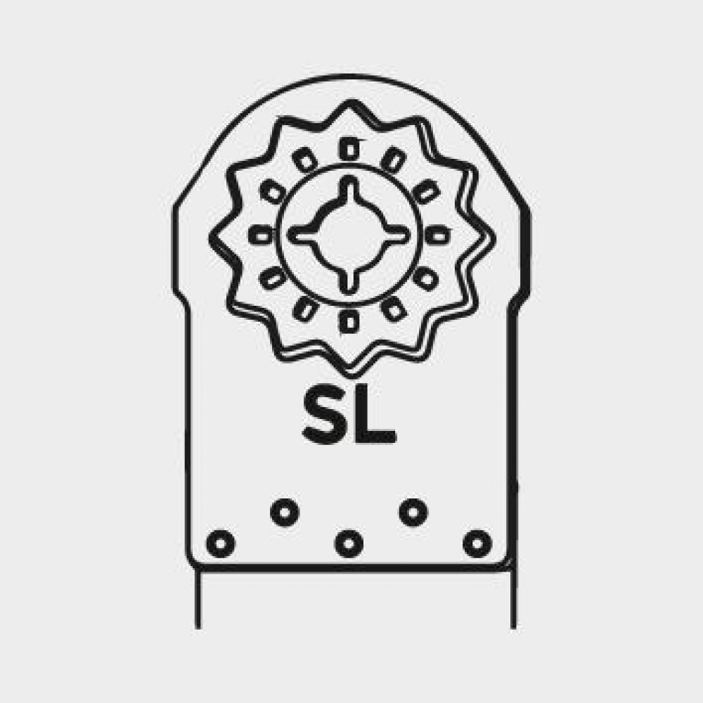 Bi M-Tauchsägeblatt für Holz und Metall Sägeblatt SL M 65 x 50 mm (3er Pack) FORTIS