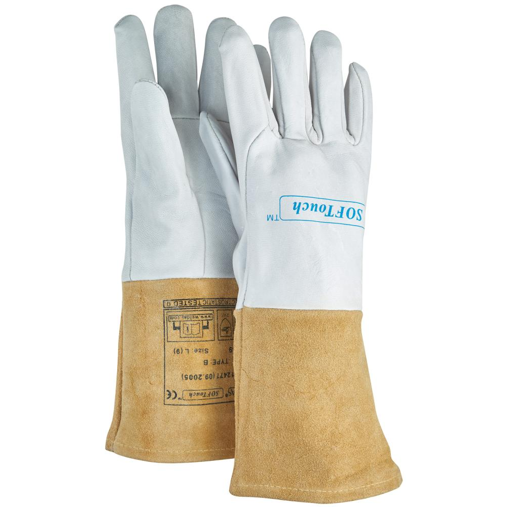 Schweißerhandschuh (Argon) Nr. 10-1009 Gr(XL)Ziegenleder. 1, Paar. Weldas  ( )