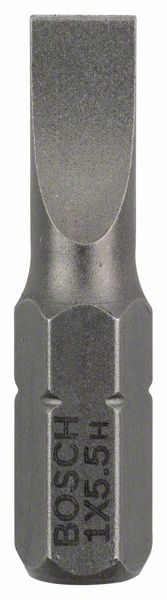 Bosch Schrauberbit Extra-Hart S 1,0 x 5,5, 25 mm, 3er-Pack