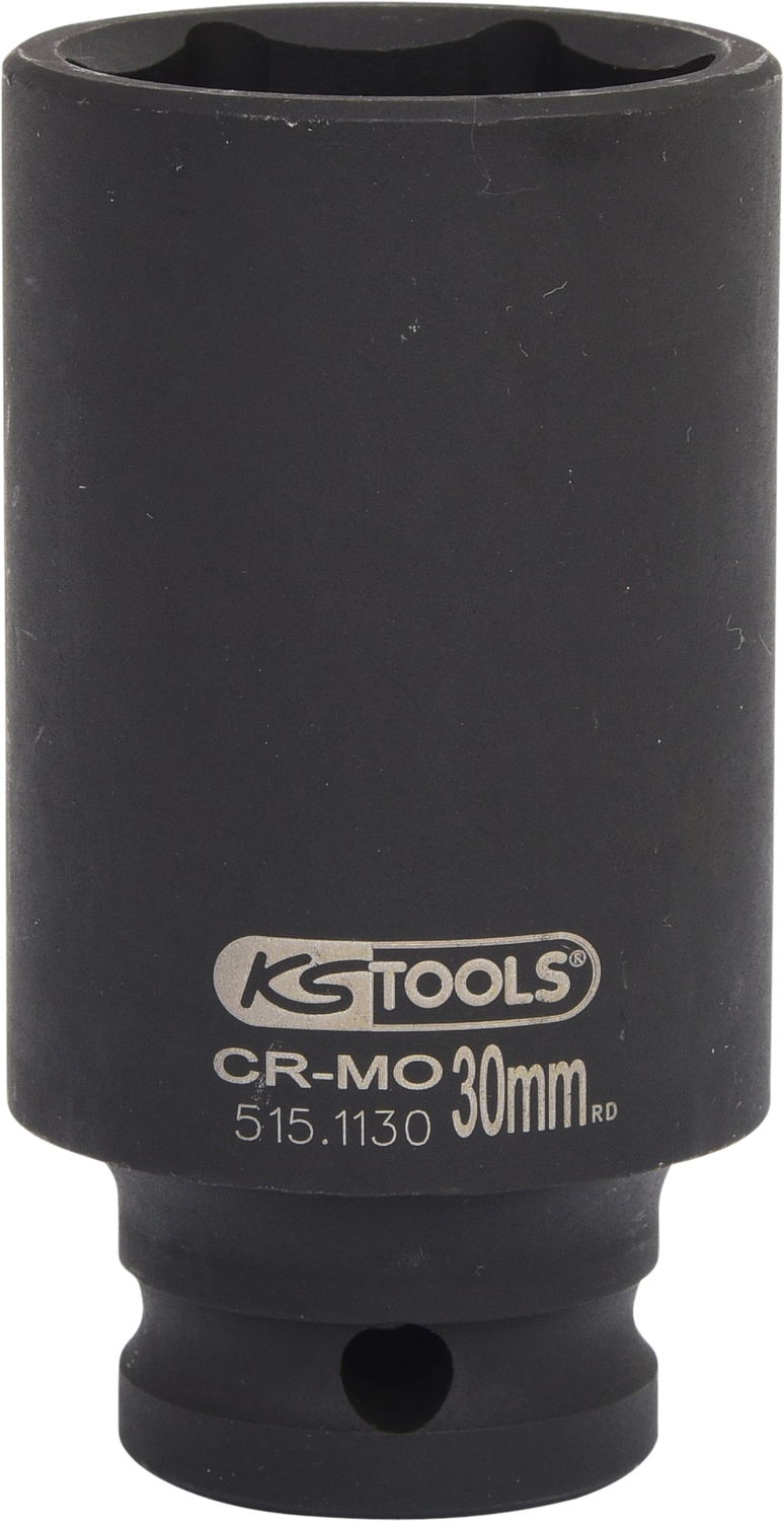 KSTOOLS 1/2" Sechskant-Kraft-Stecknuss, lang, 30mm