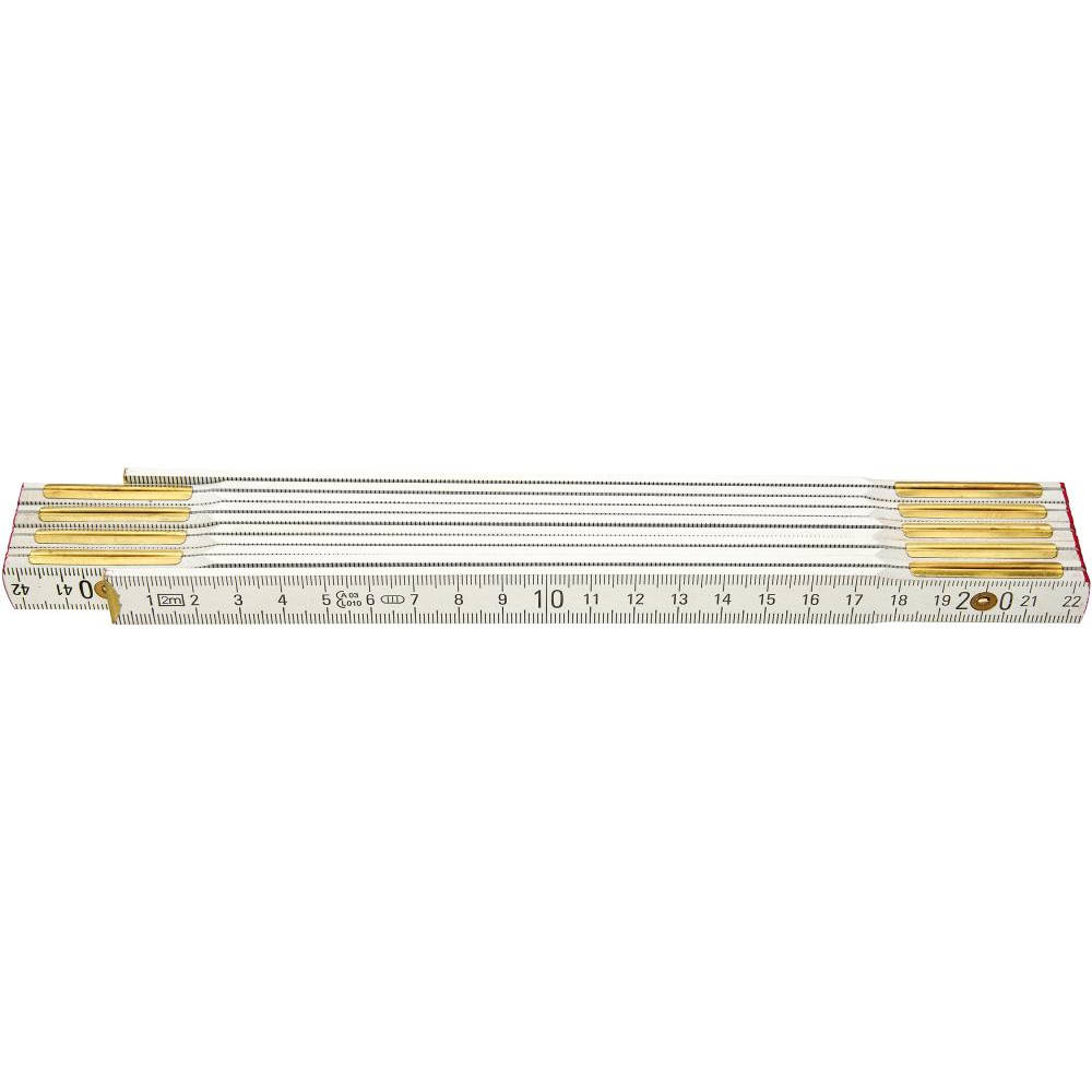 Holz-Gliedermaßstab Gliedermaßstab Buche 2mx16mm